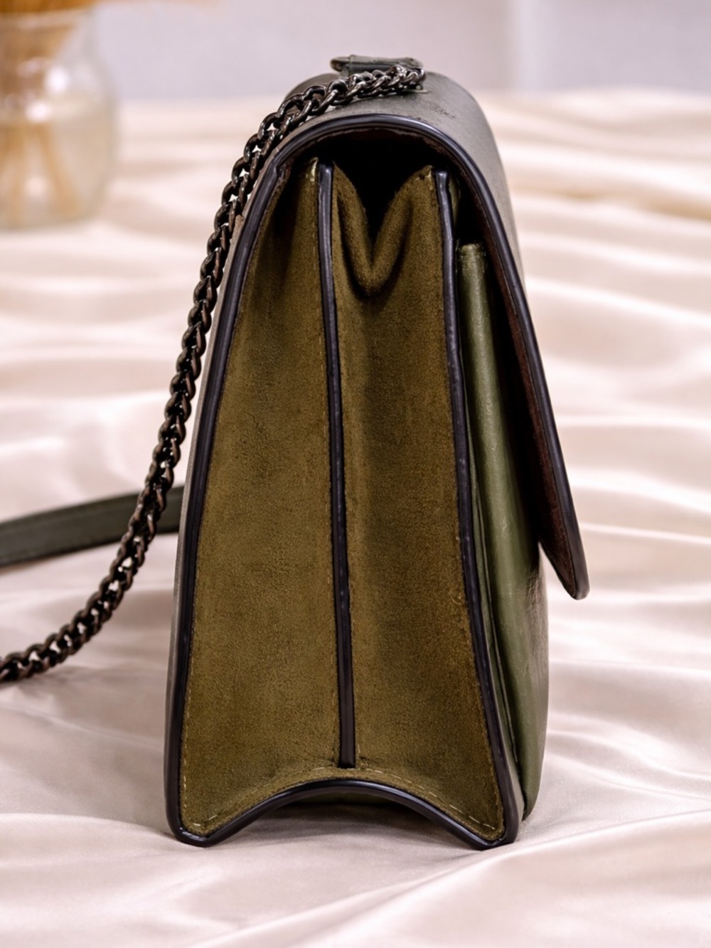 Coach Klare suede and leather Crossbody Bag - Picture 2 of 16